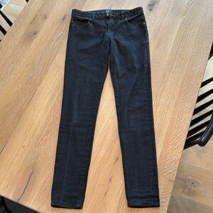 Gap girls black stretch super skinny denim.